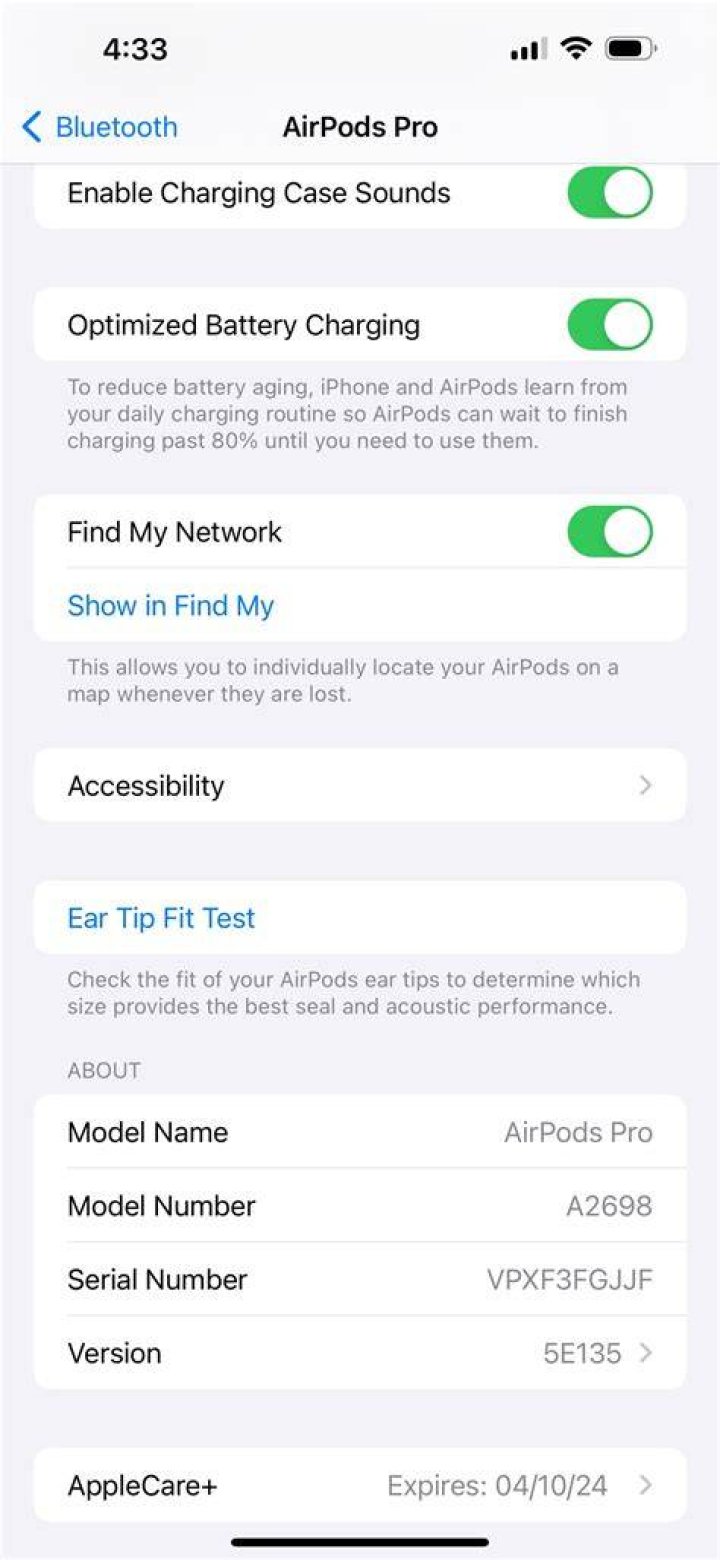 Why are my AirPods not showing up on Find My?