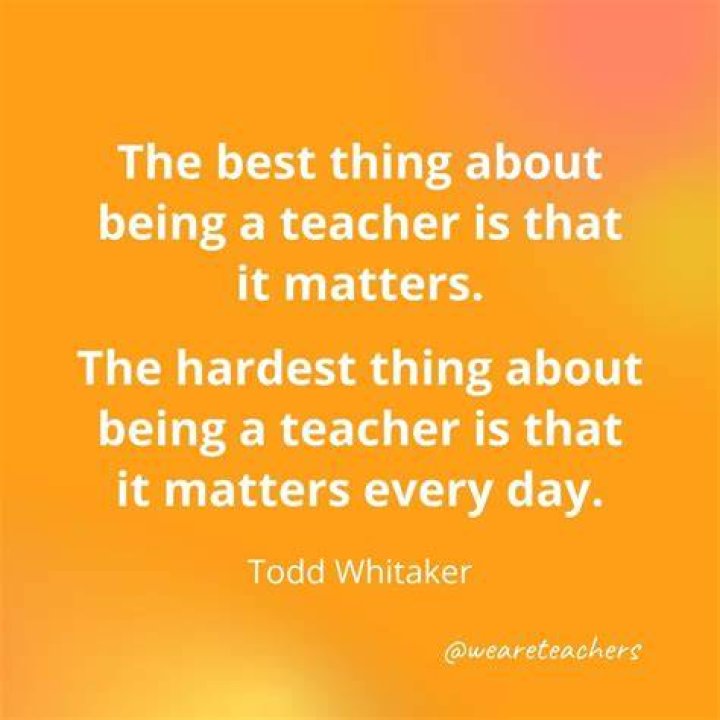 Why being a teacher is not easy?
