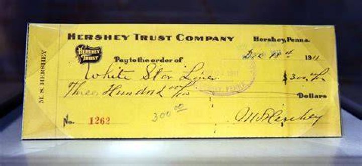 Why didn't Milton Hershey go on the Titanic?
