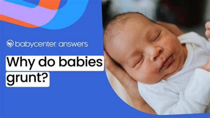 Why do babies stretch and grunt so much?