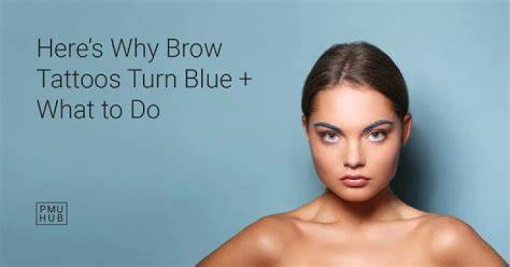 Why do black tattoos turn blue?