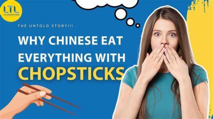 Why do Chinese eat with chopsticks?