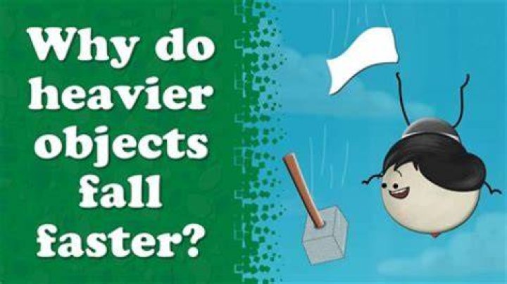 Why do heavier objects fall at the same speed as lighter ones?