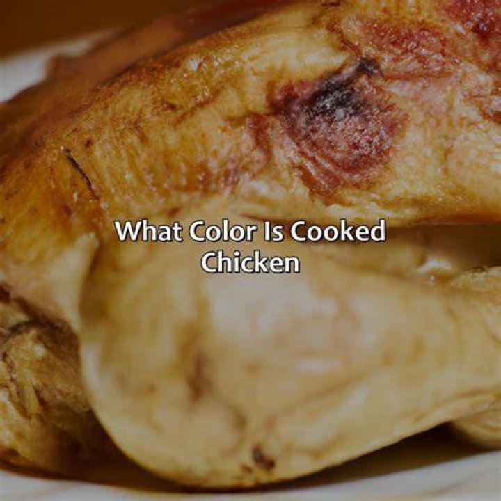 Why does chicken go GREY when cooked?