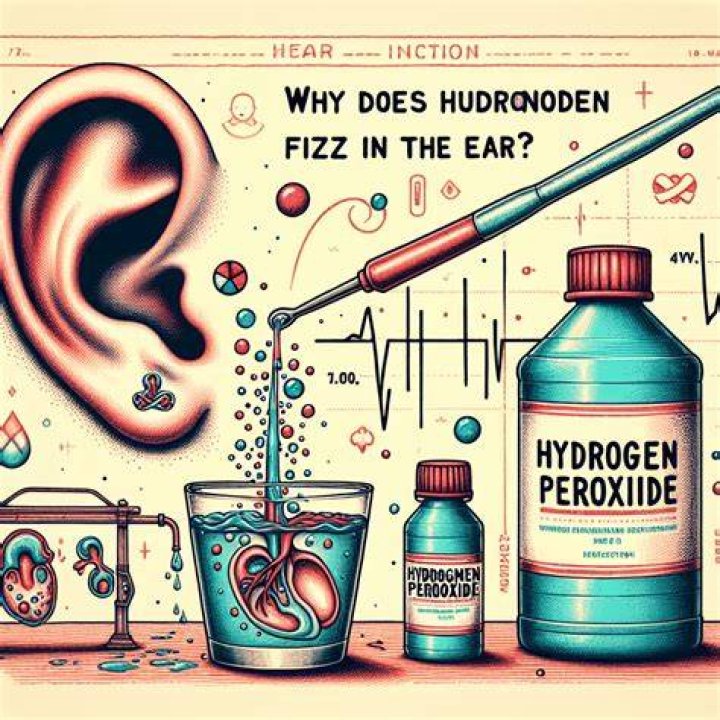 Why does it hurt when I put hydrogen peroxide in my ear?