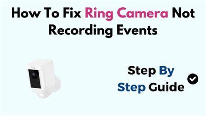 Why Does My Ring camera not record sometimes?