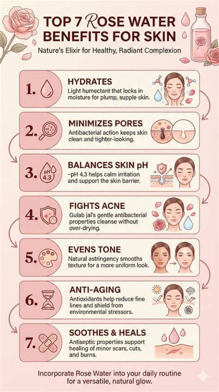 Why does rose water burn my face?