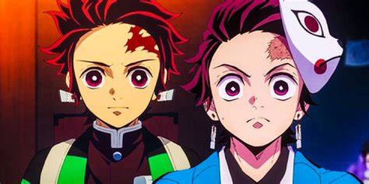 Why does Tanjiro have 2 different scars?