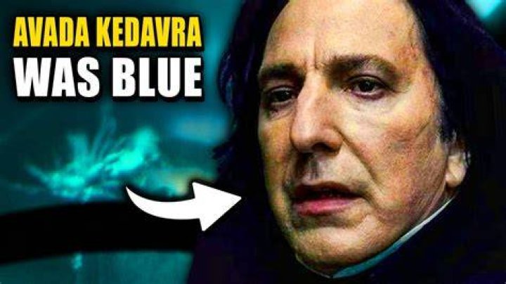 Why is Avada Kedavra blue?