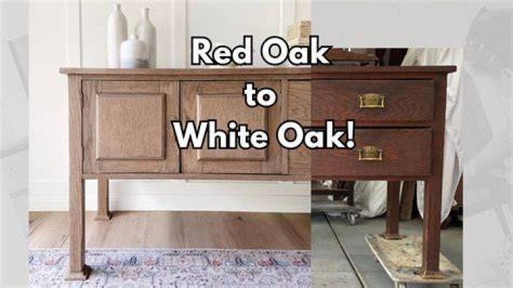 Why is furniture made from oak?