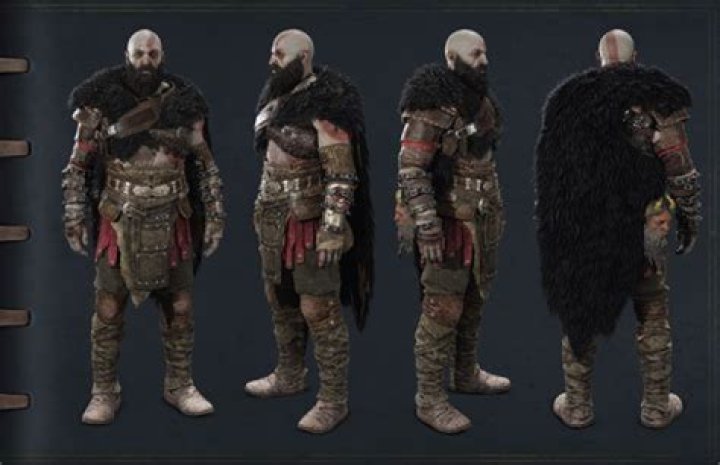 Why is Kratos skin GREY?