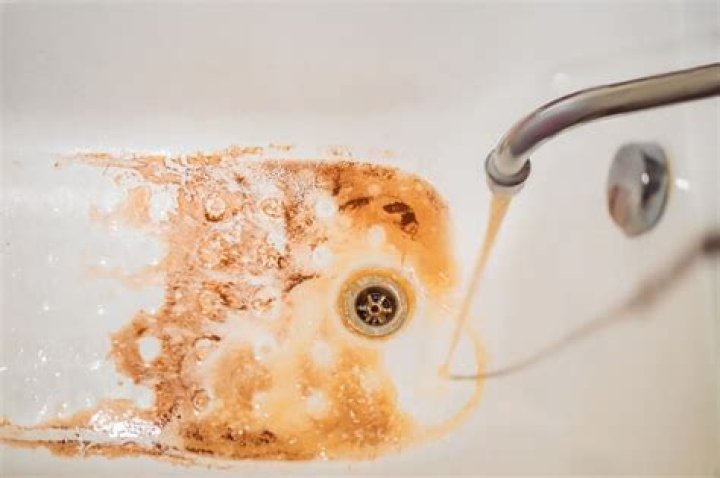 Why is my bath water brown?