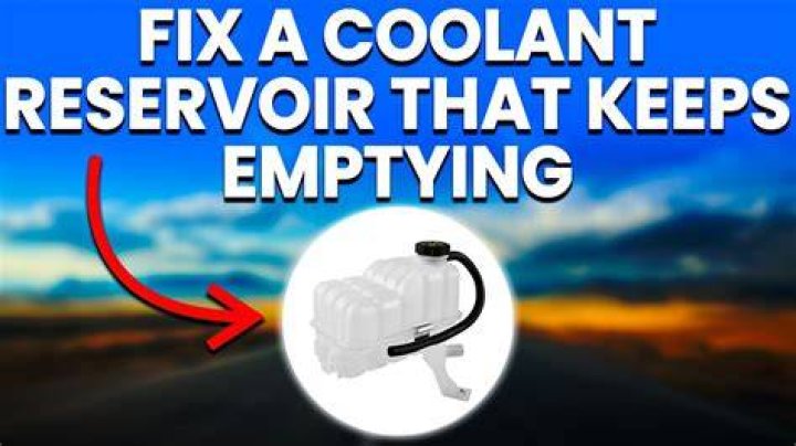 Why is my coolant reservoir empty but not overheating?