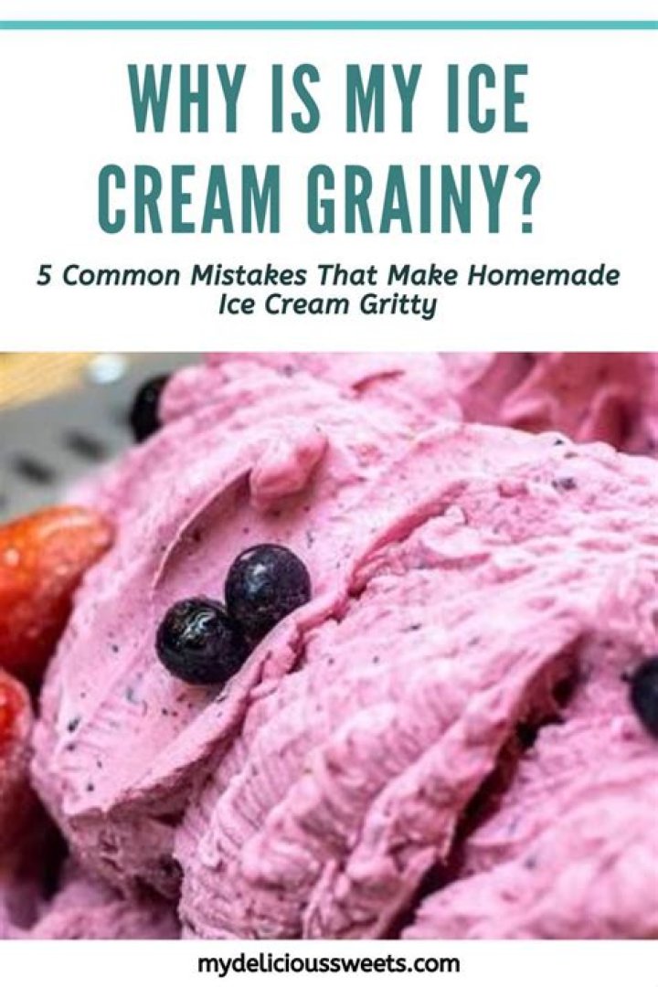 Why is my ice cream foamy?