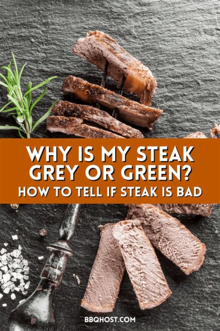 Why is my steak green?