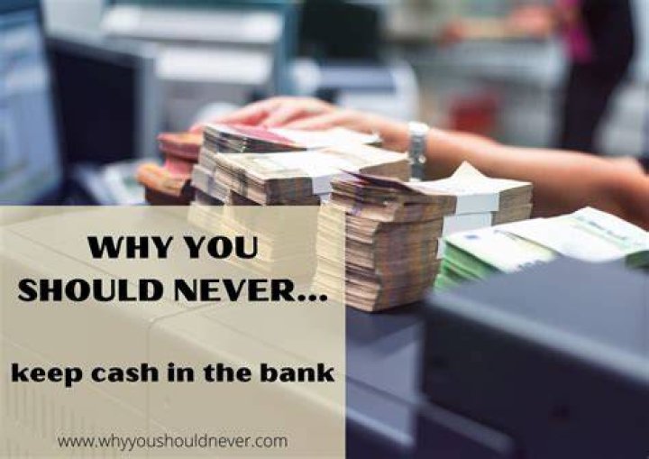 Why you should never keep money in the bank?